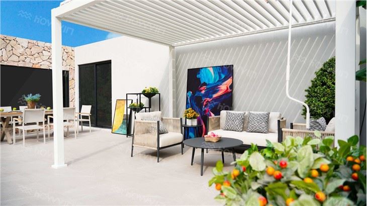Howvin Aluminium Alloy Pergola For Garden Patio Distribute
